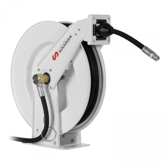 ENROLLADOR MANGUERA 1/4" ABIERTO 10M GRASA SAMOA 501300