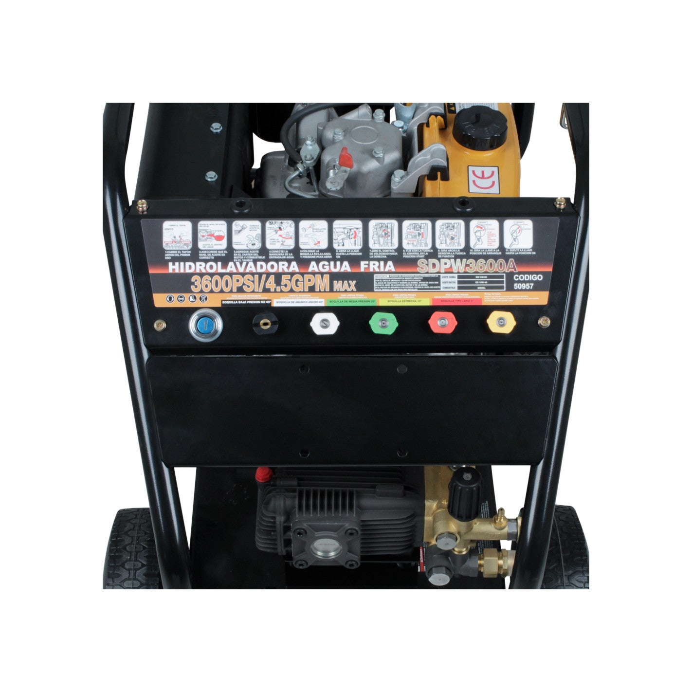 HIDROLAVADORA DIESEL 248BAR 10HP SDS POWER SDPW3600A