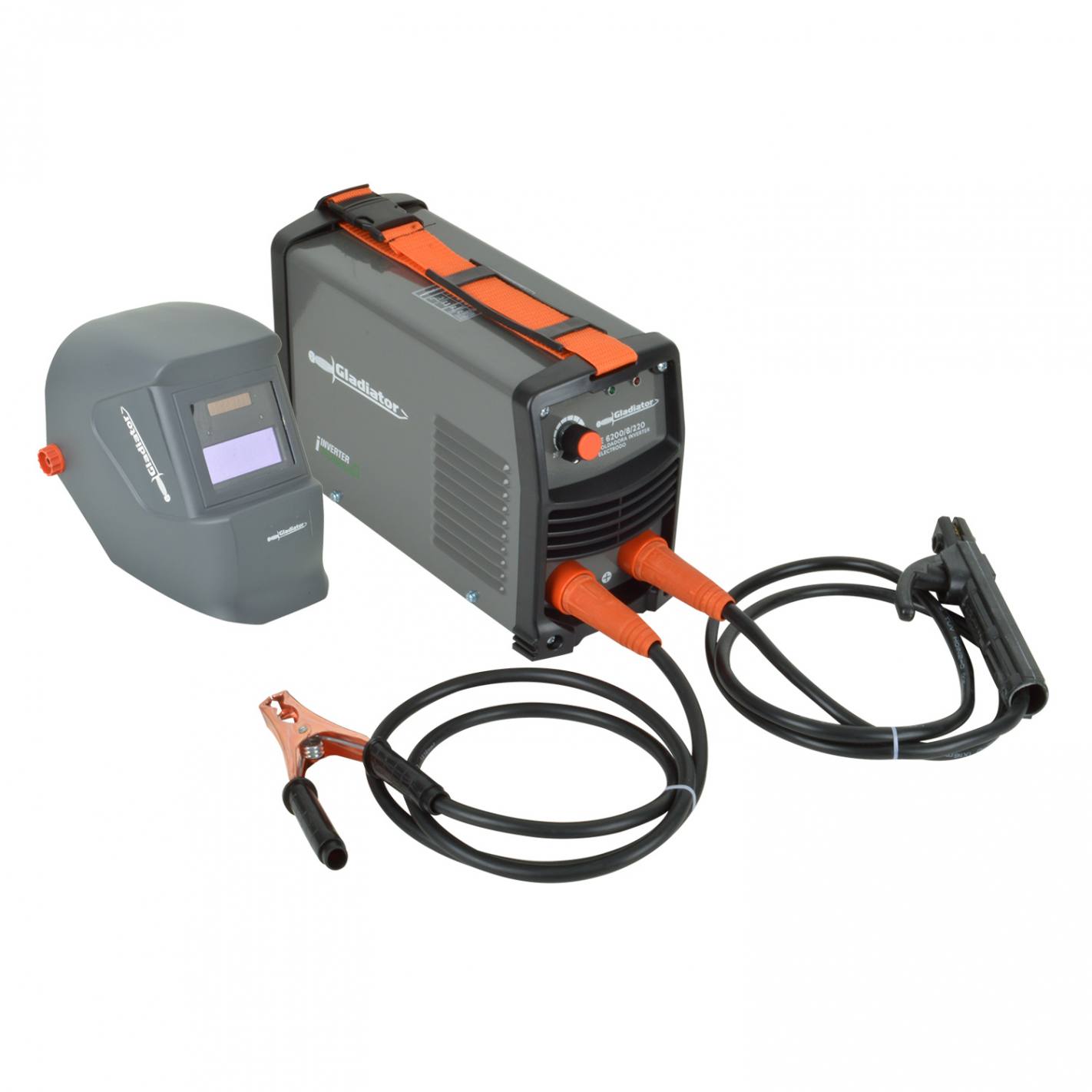 SOLDADORA INVERTER ARCO MANUAL 200A + MASCARA GLADIATOR IE 6200/8/220 KM