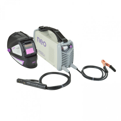 KIT SOLDADORA INVERTER ARCO MANUAL 200A + MASCARA NEO IE 9200/1/220