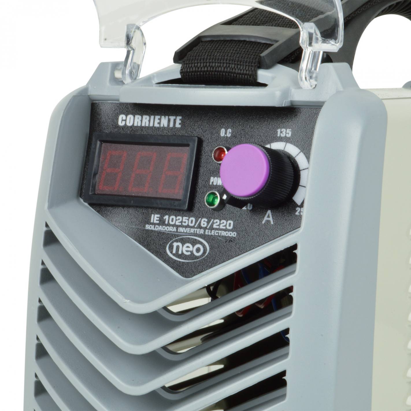 KIT SOLDADORA INVERTER ARCO MANUAL 250A + MASCARA NEO IE 10250/6/22