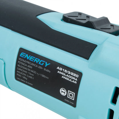 KIT SOLDADORA INVERTER ARCO MANUAL 140amp + ESMERIL 600W + 10 DISCOS ENERGY