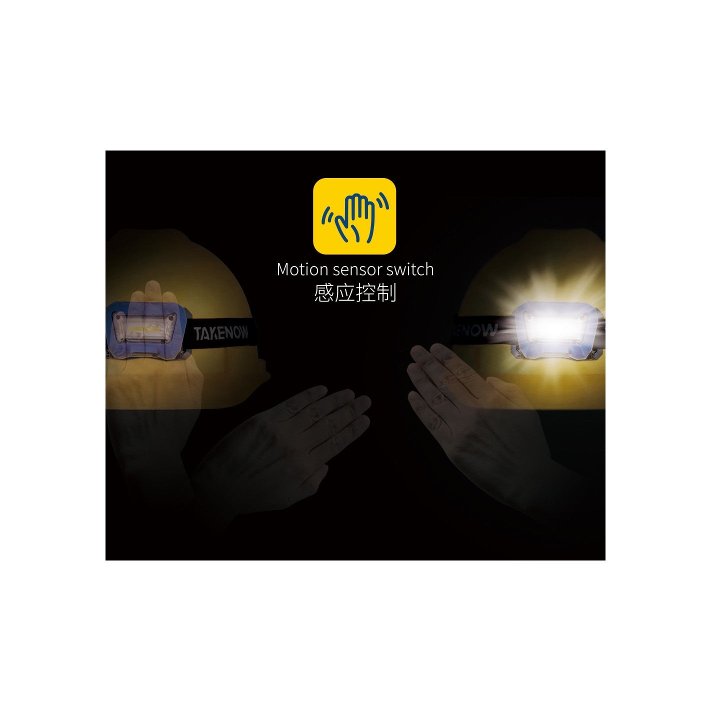 LAMPARA LED FRONTAL 300 LUMENES TAKENOW HL001