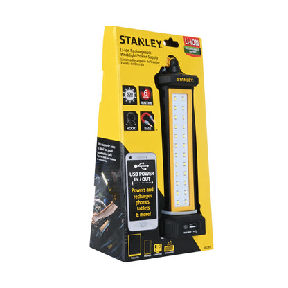 LINTERNA DE TRABAJO RECARGABLE 650 LUMENES STANLEY
