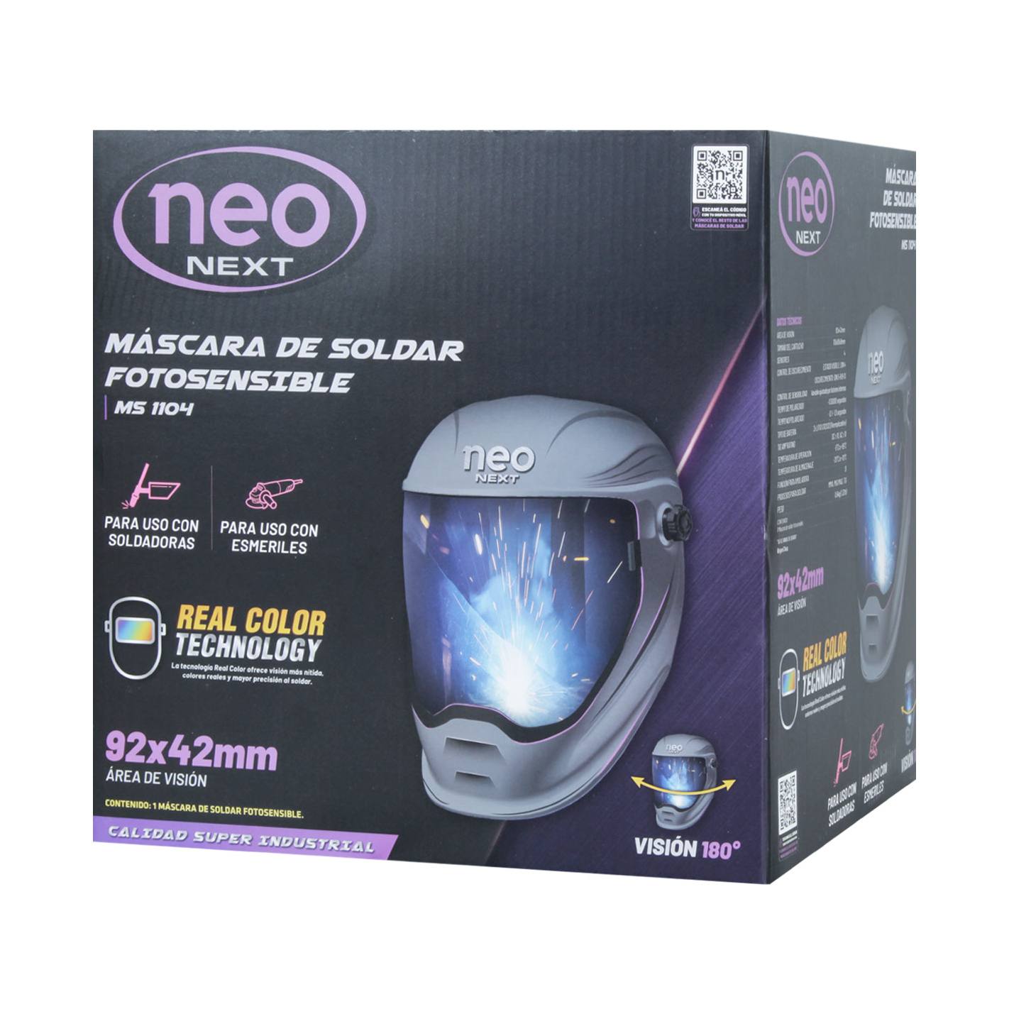 MASCARA DE SOLDAR FOTOSENSIBLE NEO MS 1104