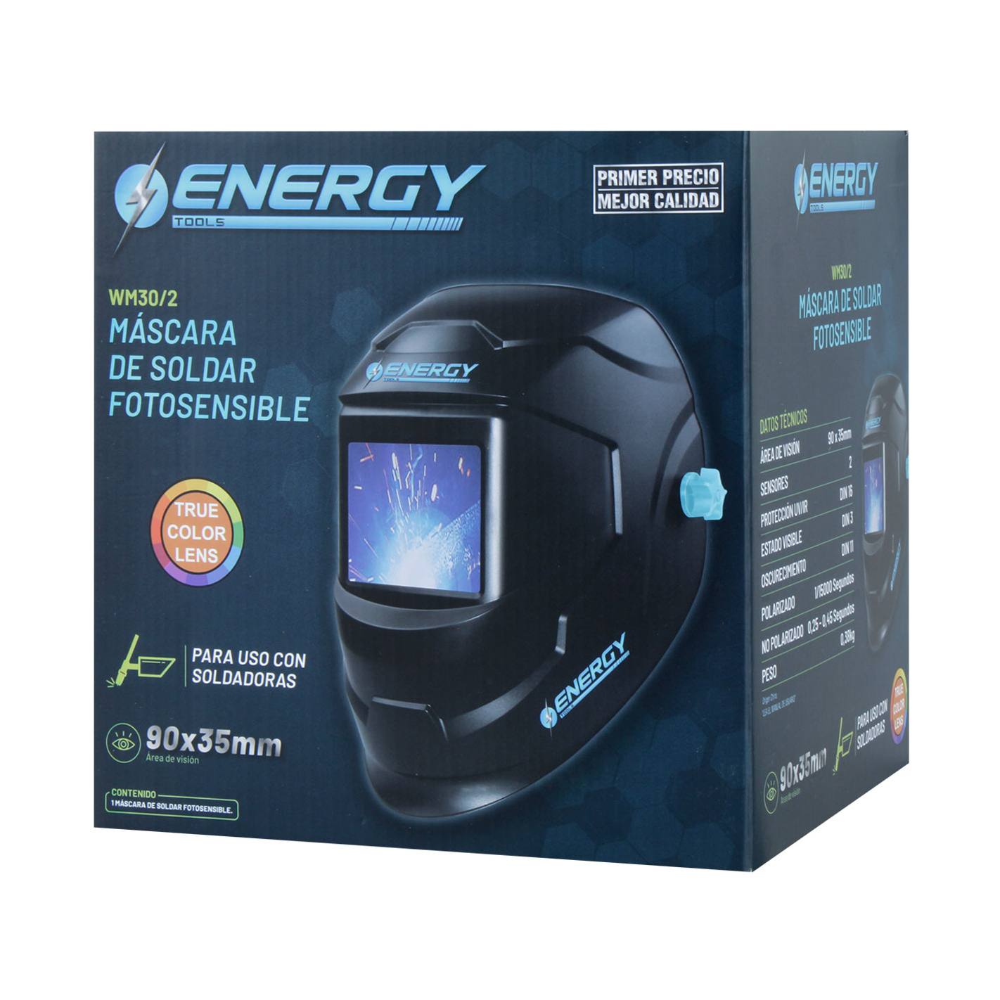 MASCARA DE SOLDAR FOTOSENSIBLE ENERGY WM30/2