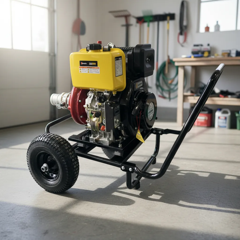 MOTOBOMBA DIESEL 4" ALTA PRESIÓN KRAFTER KRD100AP