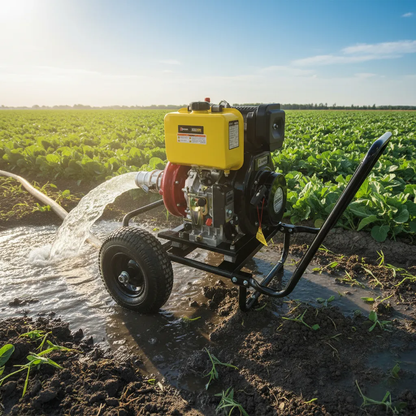 MOTOBOMBA DIESEL 4" ALTA PRESIÓN KRAFTER KRD100AP