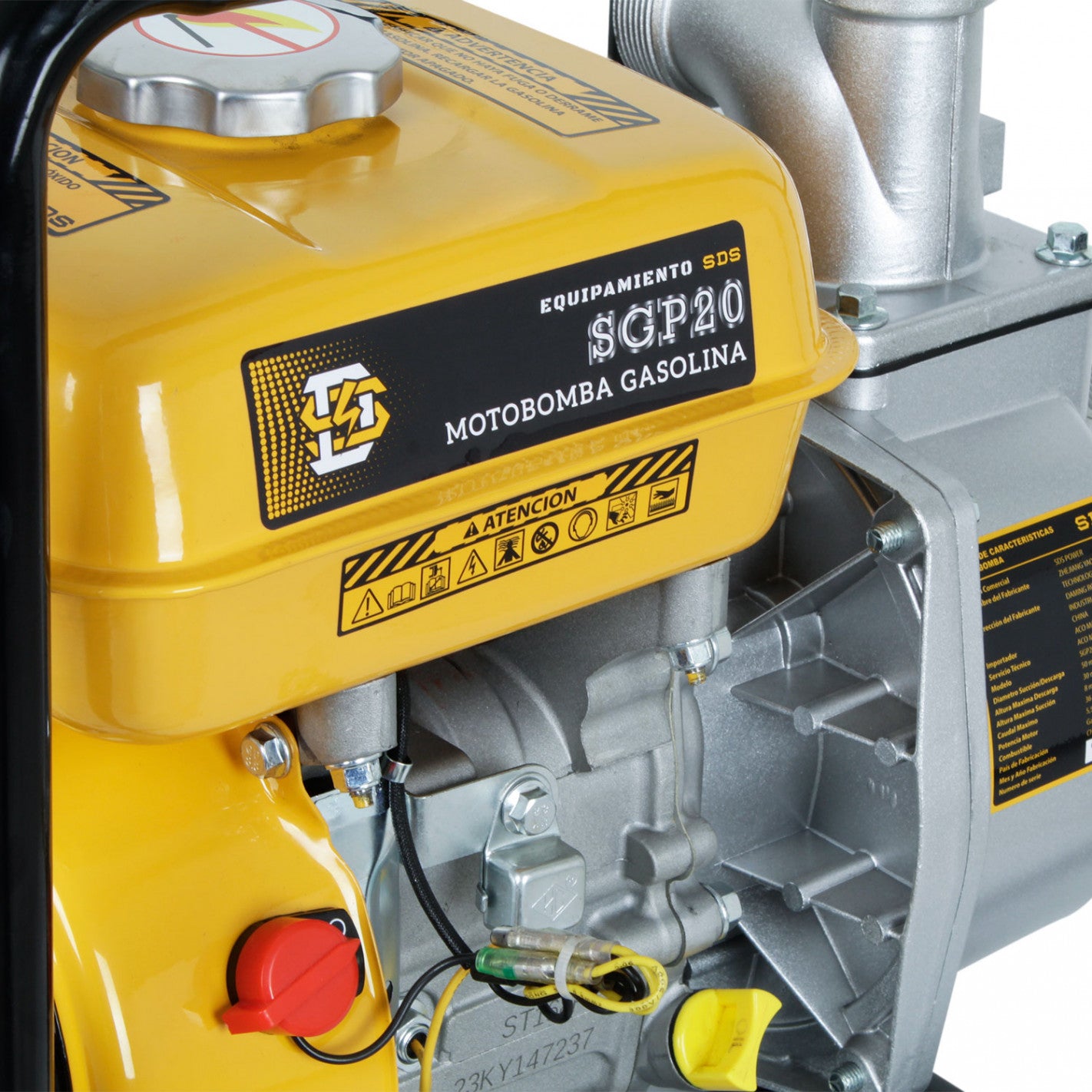 MOTOBOMBA BENCINERA 2" SDS POWER SGP20L