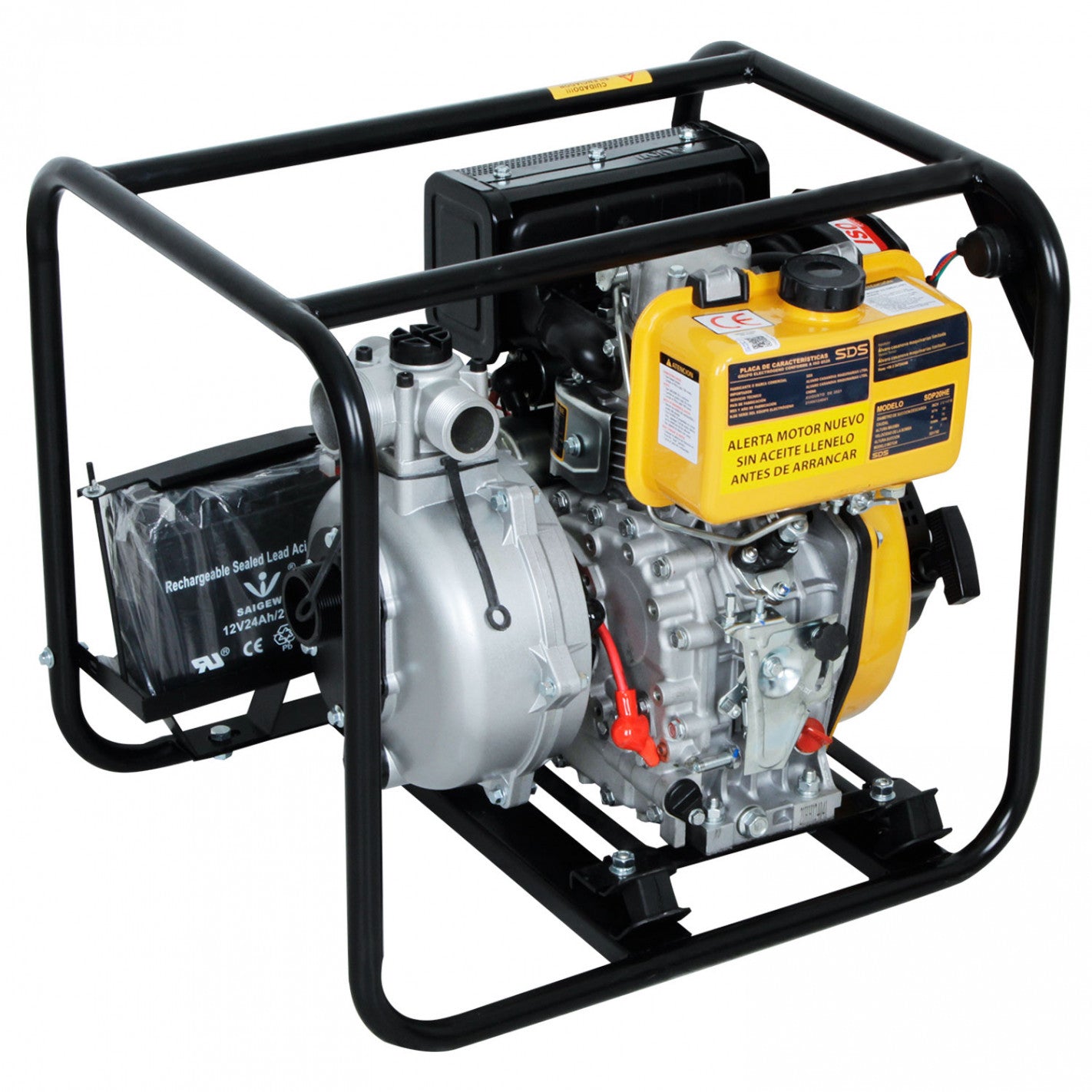 MOTOBOMBA DIESEL ALTA PRESIÓN 2" SDS POWER SDP20HE