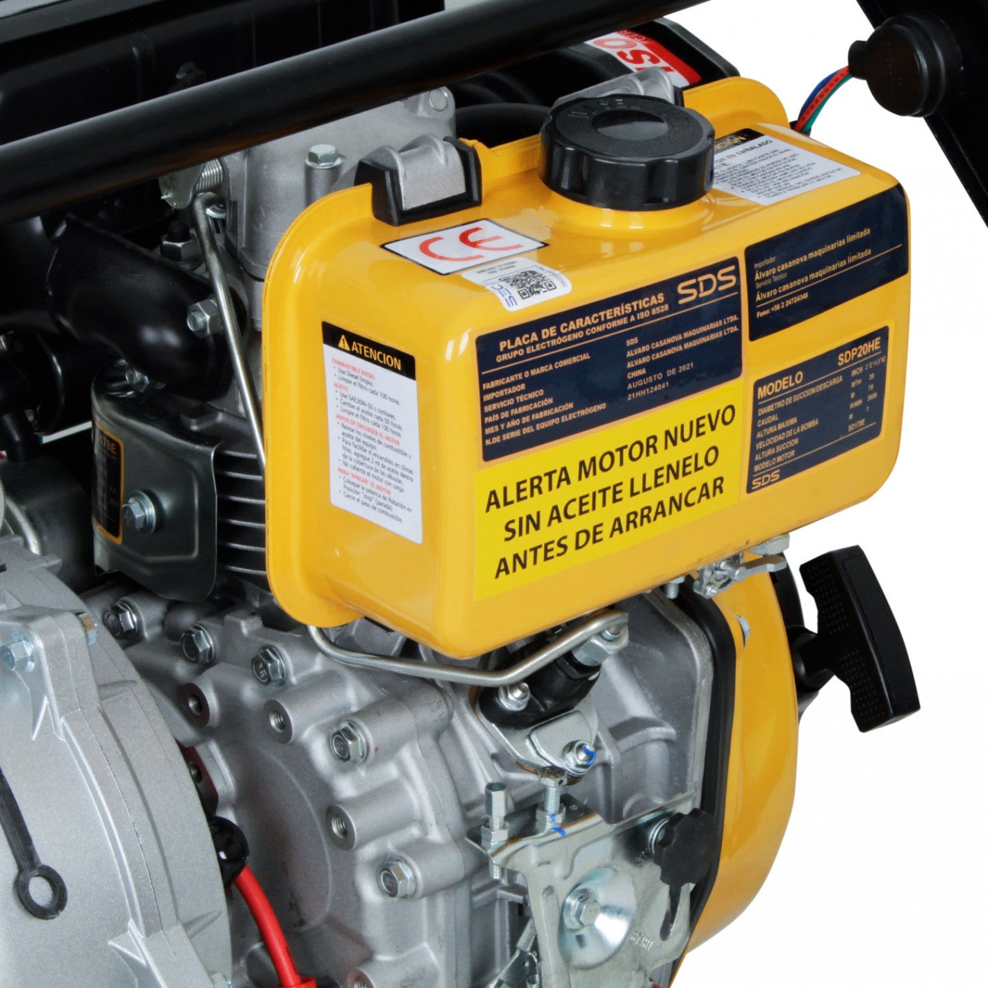 MOTOBOMBA DIESEL ALTA PRESIÓN 2" SDS POWER SDP20HE