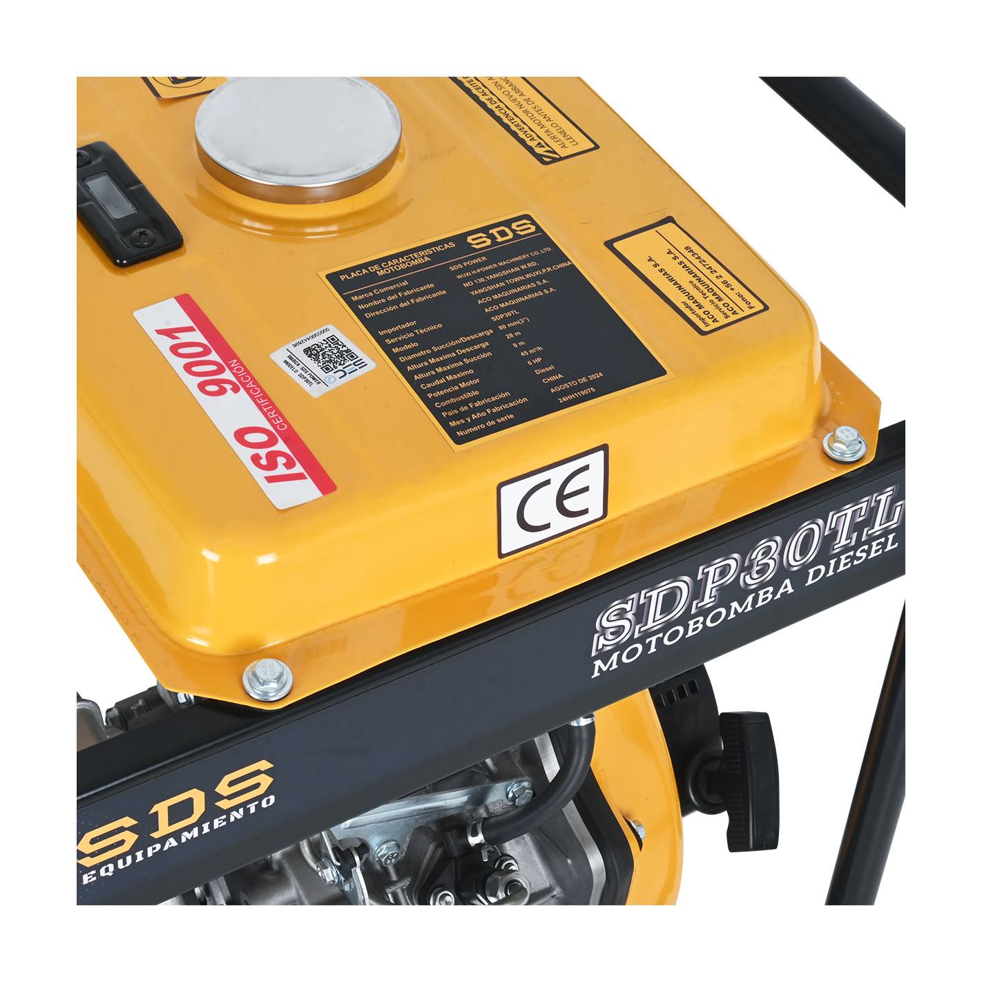 MOTOBOMBA DIESEL AGUAS SUCIAS 3" SDS POWER SDP30TL