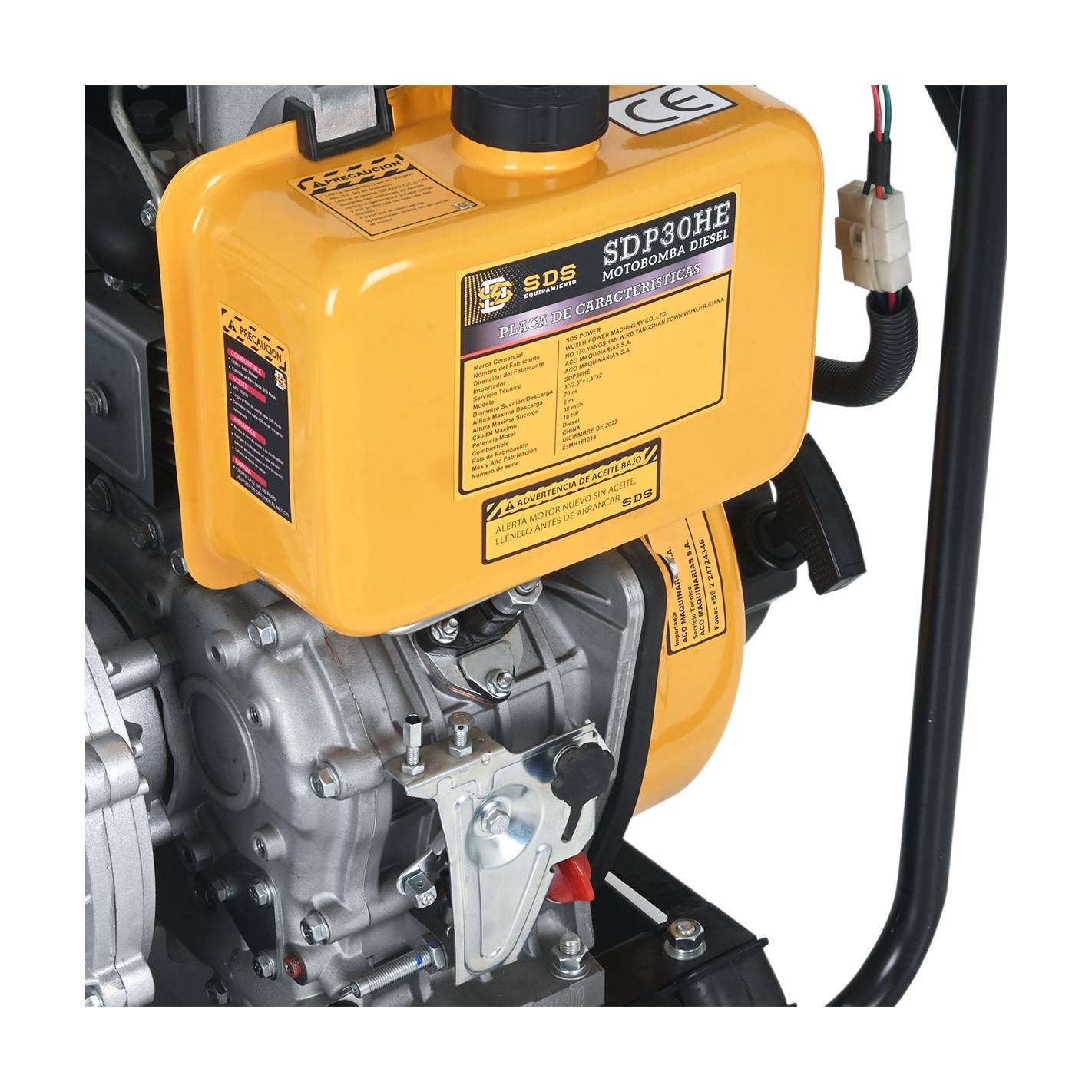 MOTOBOMBA DIESEL ALTA PRESION 3" SDS POWER SDP30HE