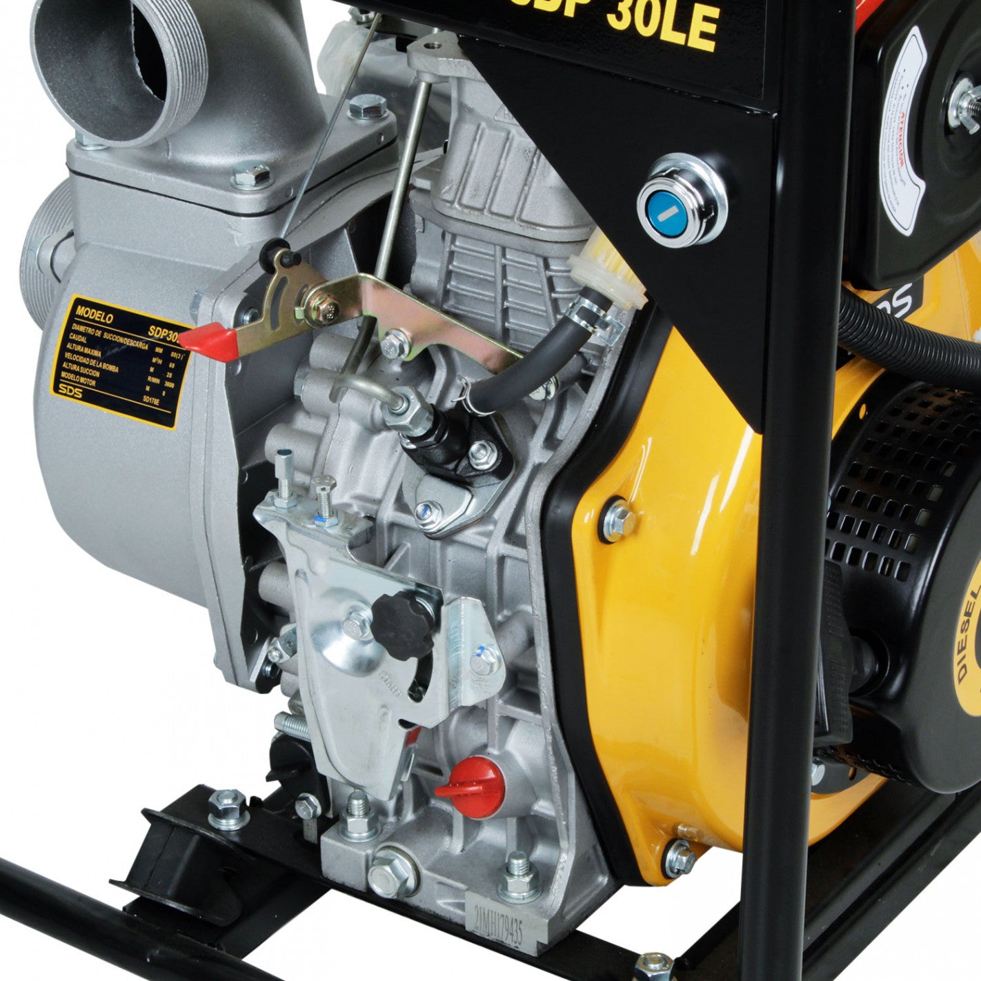 MOTOBOMBA DIESEL 3" PE SDS POWER SDP30lE