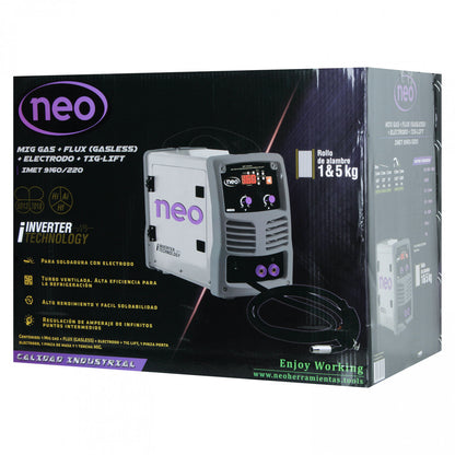 SOLDADORA MIG FLUX-TIG-ARCO 160 AMP NEO IMET 9160/220