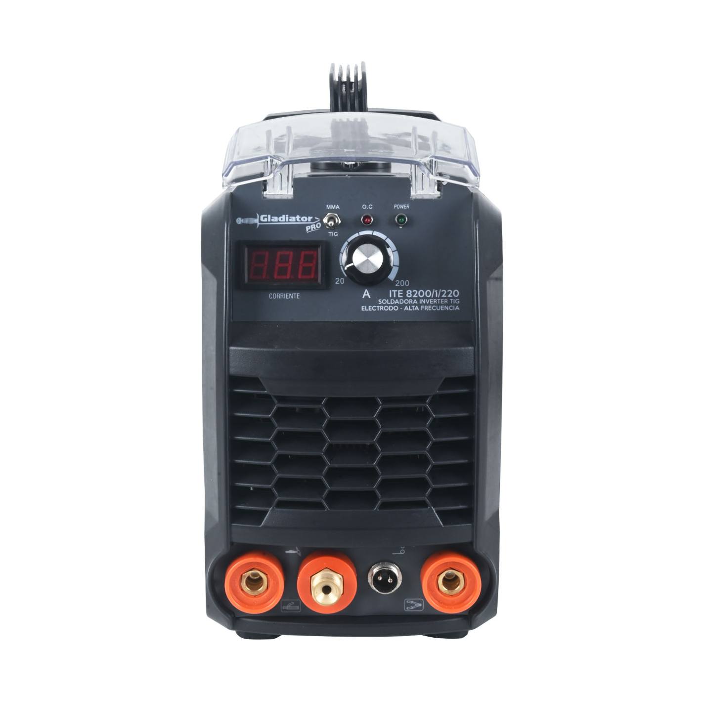 SOLDADORA INVERTER 200A TIG AF-MMA GLADIATOR ITE 8200/1/220