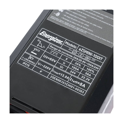 SOLDADORA INVERTER ARCO MANUAL 100amp ENERGIZER EZSMINI-100IT