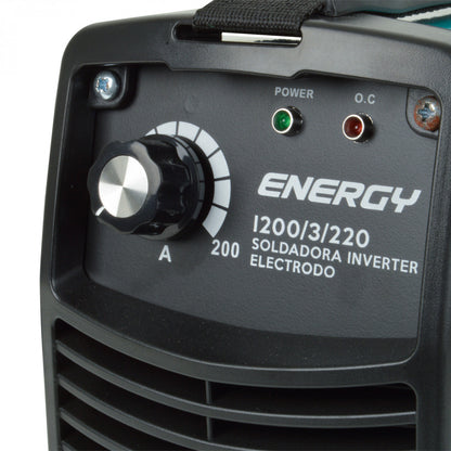 SOLDADORA INVERTER ARCO MANUAL 200amp ENERGY I200/3/220