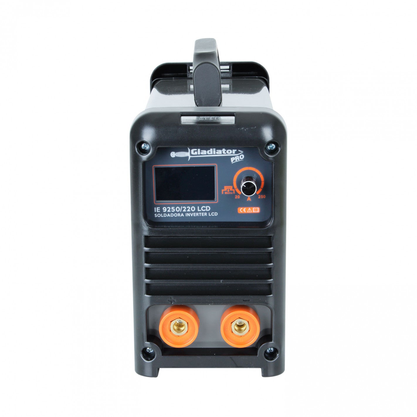 SOLDADORA INVERTER ARCO MANUAL 250A GLADIATOR IE 9250/220 LCD
