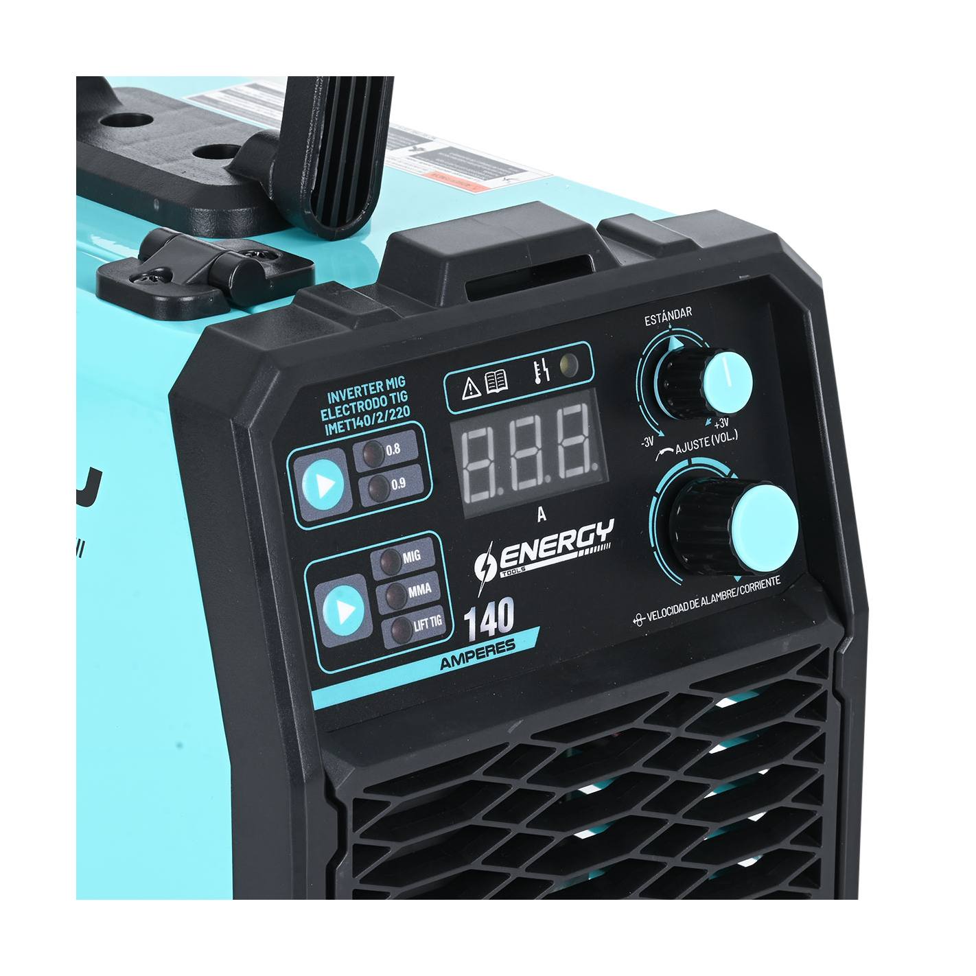 SOLDADORA INVERTER 140A MIG-MMA-TIG ENERGY IMET 140/2