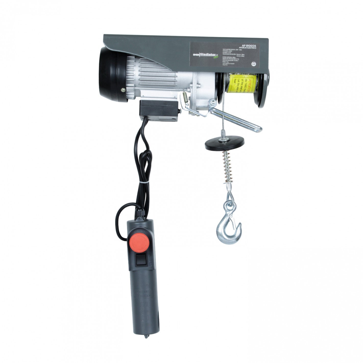 TECLE ELECTRICO 200 KG 450W ALZADA 6-12MTS GLADIATOR AP 8100/2