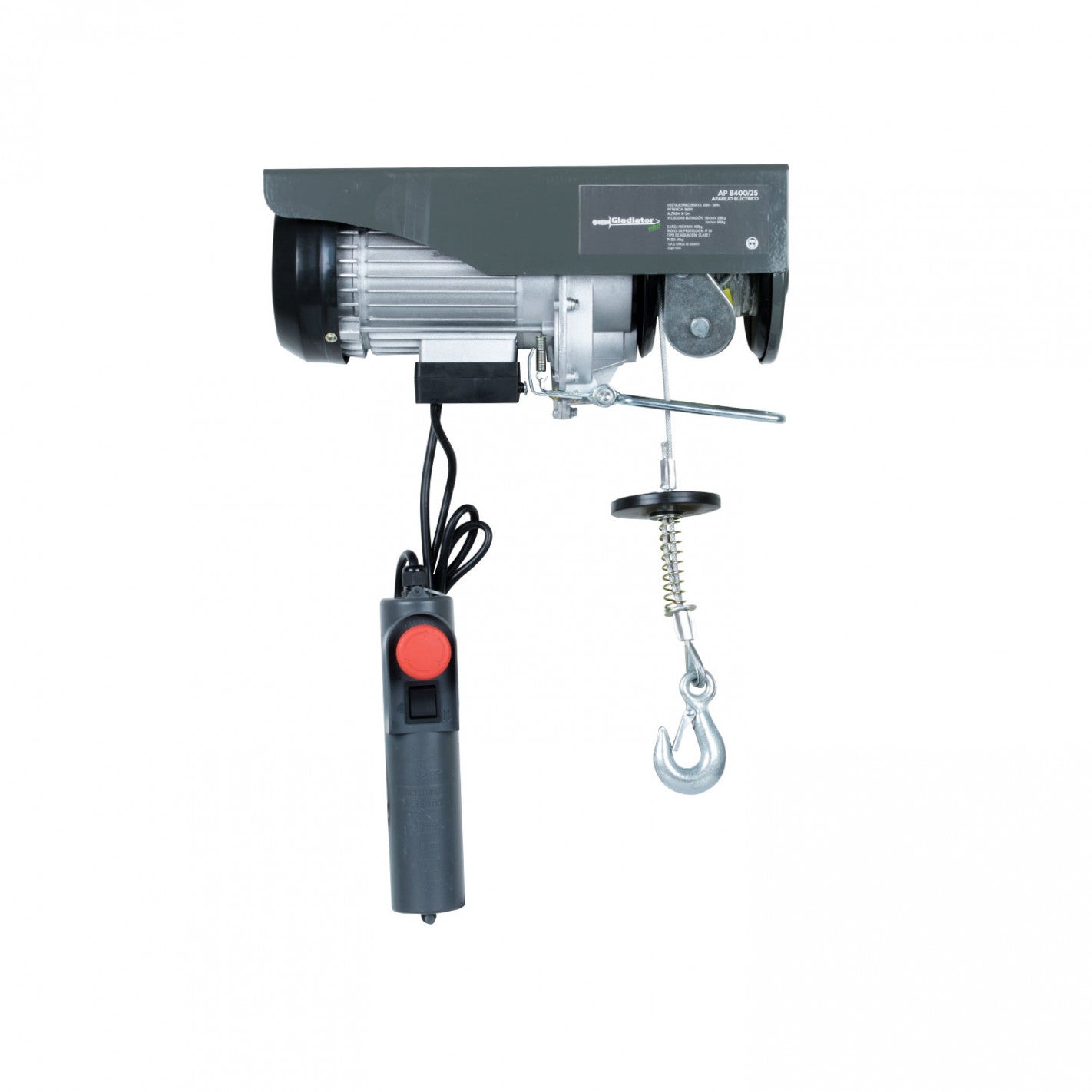 TECLE ELECTRICO 400 KG 850W ALZADA 6-12MTS GLADIATOR AP 8400
