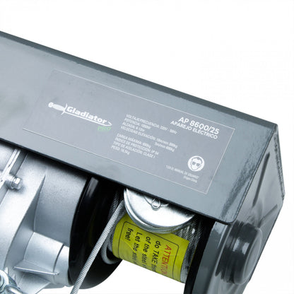 TECLE ELECTRICO 600KG 1050W ALZADA 6-12MTS GLADIATOR AP 8600