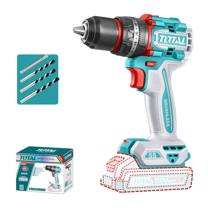 TALADRO INALAMBRICO 13MM 20V TOTAL TDLI205581