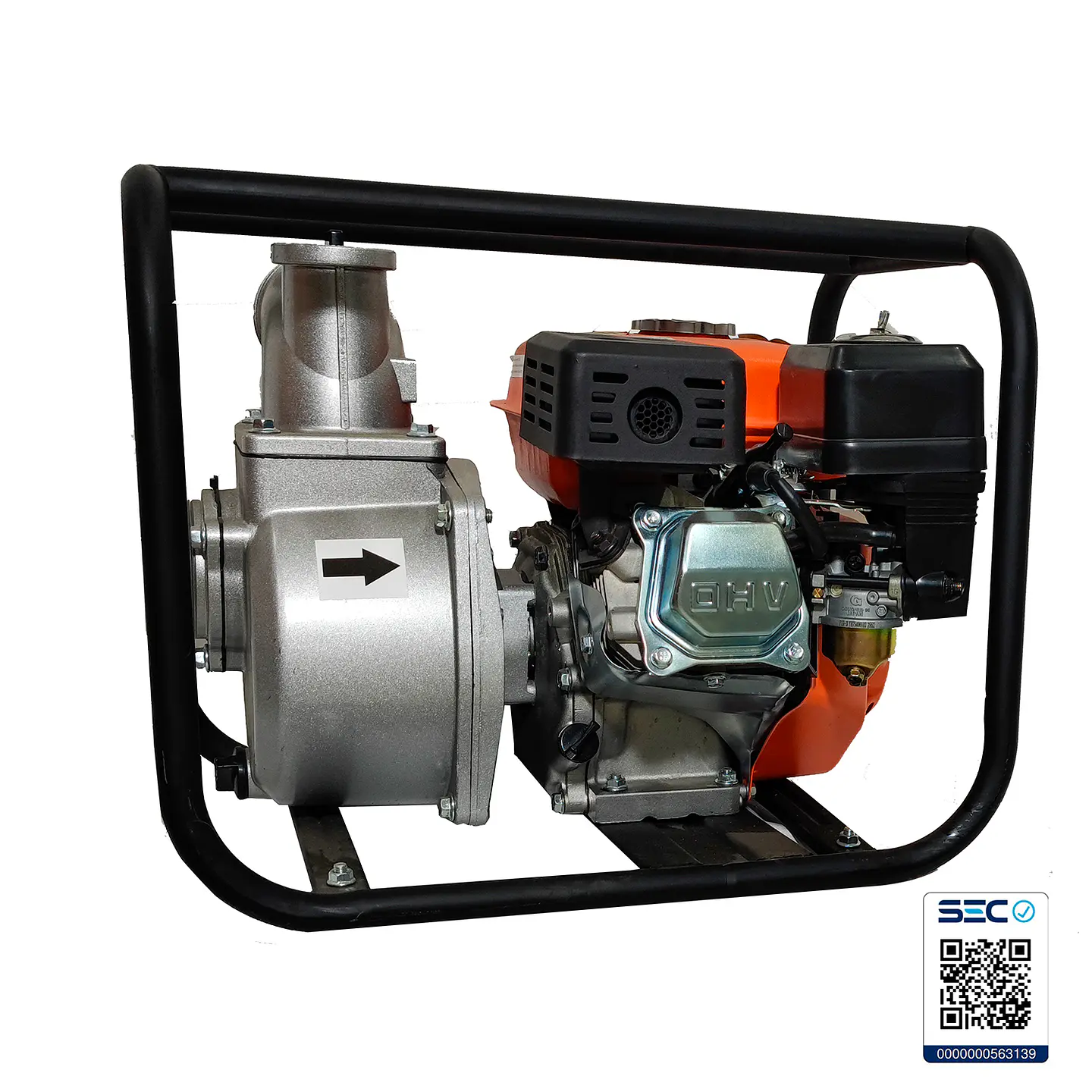 MOTOBOMBA DE AGUA BENCINERA 7HP 3' REDBO WP-30